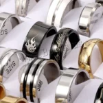 100pcs Mixed Rings Wholesale For Men Women Jewelry Lot Bulk Finger Band Rings